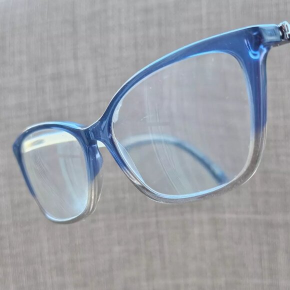 Coach Women Eyeglasses Frame Denim Taupe Glitter Gradient 54[]15 135 Glasses - Picture 2 of 12